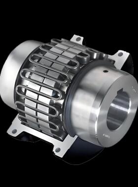 蛇型弹簧联轴器61407井下输送机弹性蛇簧联轴器 弹簧铝制罩壳现