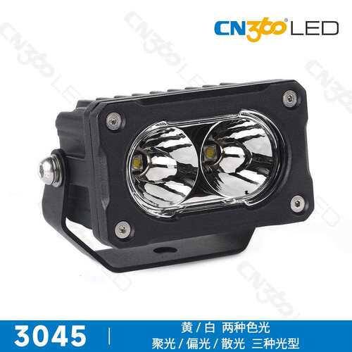cn360 3045款双灯越野车led工作灯聚光高功率汽车改加装led射灯