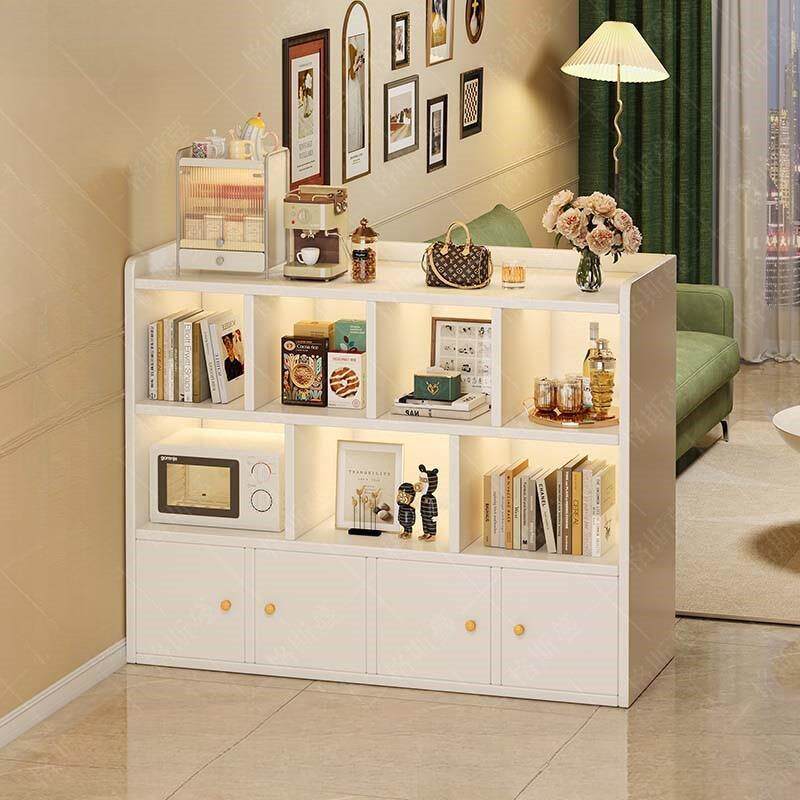 格斯蔓玄关柜家用书柜书架落地置物架门厅隔断收纳柜子储物柜展示