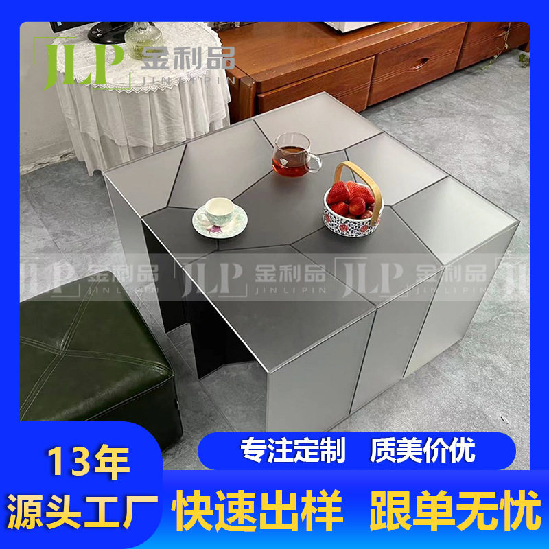 热销磨砂黑灰渐变色亚克力家用极简奶油风茶几边桌客厅茶几,住宅家具,吧台,淘宝优惠券,粉丝福利购,淘宝优惠卷