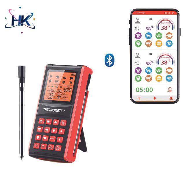 智能数字蓝牙无线肉类温度计烧烤烤肉温度计厨房用烤箱食物温度计,运动/瑜伽/健身/球迷用品,水温计/温度计,淘宝优惠券,粉丝福利购,淘宝优惠卷