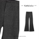 KL1220X114 百搭显瘦气质微喇裤 KaityLuLu 霜降