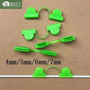 大棚压膜夹玻纤杆双头卡拱棚温室花暖房塑料保温农膜固定夹子花卉