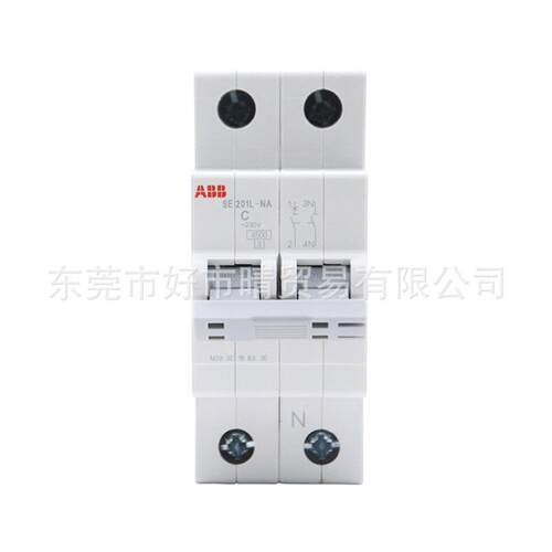ABB微型断路器小型空气开关SE202-C10 C16 C25 C32 C63二进二出