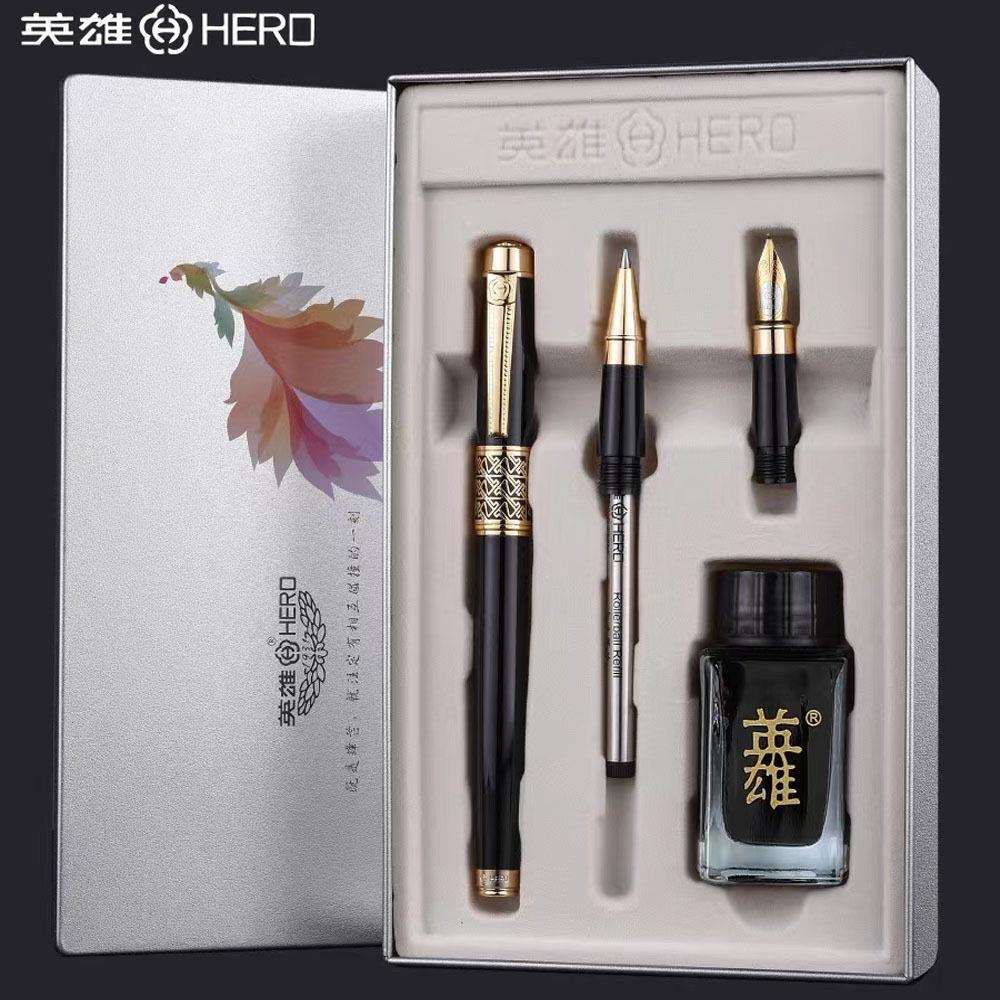 英雄1311铱金笔钢笔套装美工笔头宝珠笔头笔芯墨水