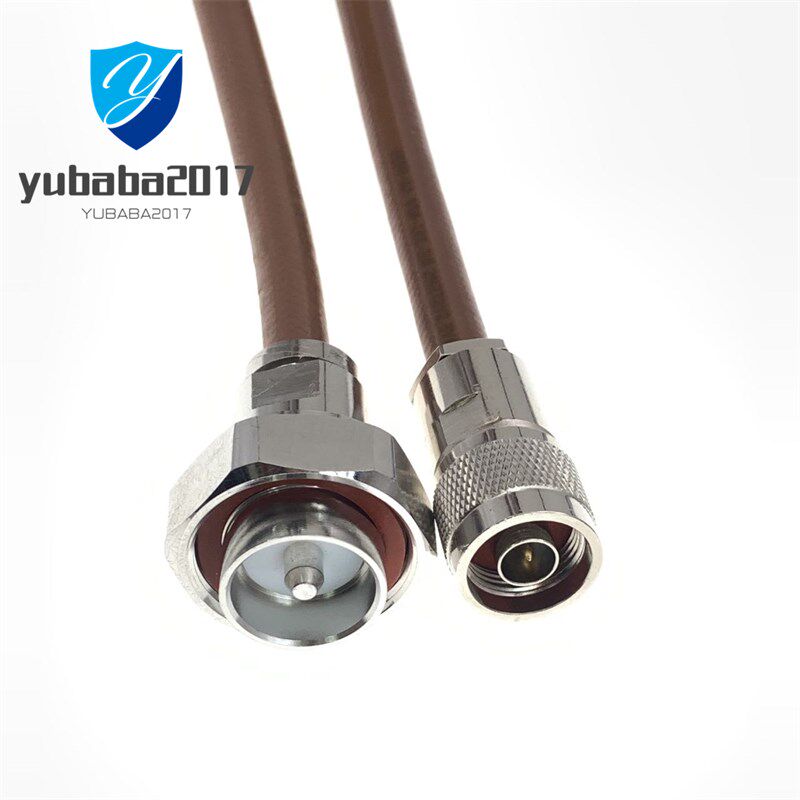 L29转N同轴射频线 L29公转N型公头连接线 RG393大功率电缆 50-7