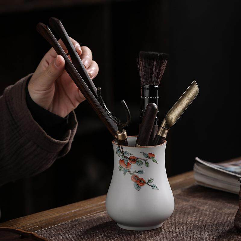 茶具配件功夫六君子套装创意汝窑彩绘精品黑檀木茶道茶夹茶勺笔刷,鲜花速递/花卉仿真/绿植园艺,割草机/草坪机,淘宝优惠券,粉丝福利购,淘宝优惠卷