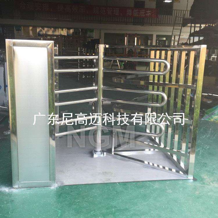 东莞车站单向人流控制半高门应急通道可移动手动转闸单项旋转滚闸