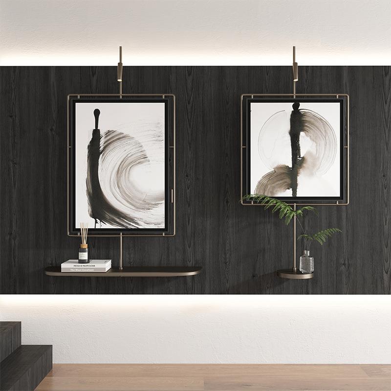 卧室中式客厅装饰画新玄关办公室壁画壁灯餐厅挂画艺术玄关茶室