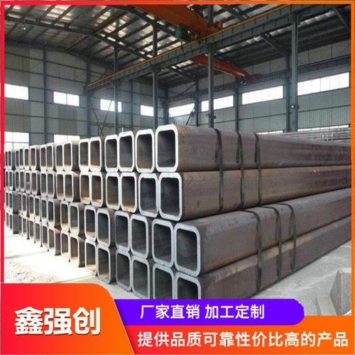 Q355方管 厚壁无缝方矩管 Q345B厚壁方管Q345D 无缝方矩管 喷漆