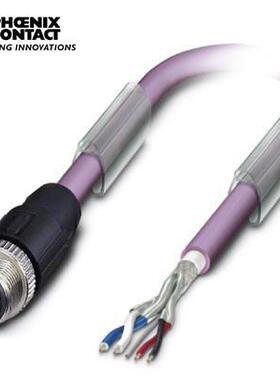 菲尼克斯总线电缆SAC-5P-M12MS/ 1,0-920-1528581电气联接德国是P