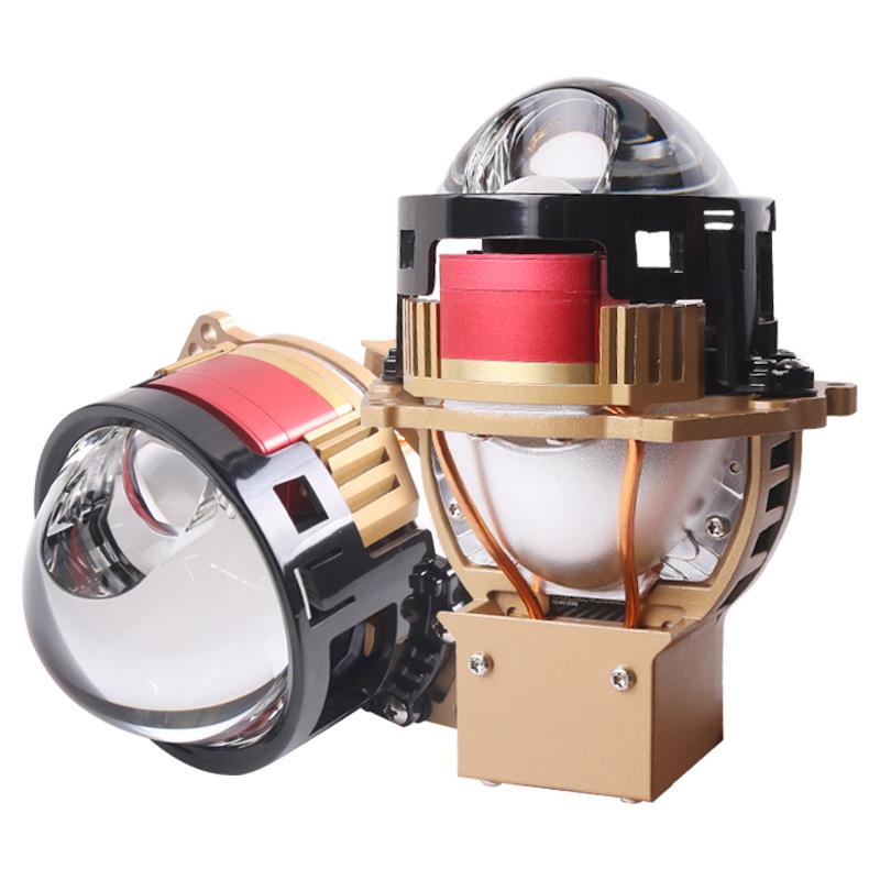 三为车灯SANVI新品L80 LED双光透镜大灯直射LED车灯76w高亮前照灯