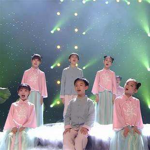 2025新款合唱服六一儿童新中式中国风小池演出服中小学生大合唱团