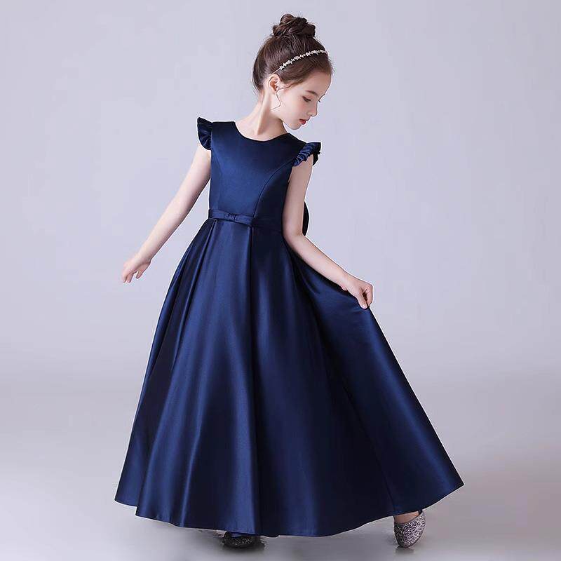 2026新款儿童主持人钢琴演奏礼服女童乐团合唱演出服中学生管