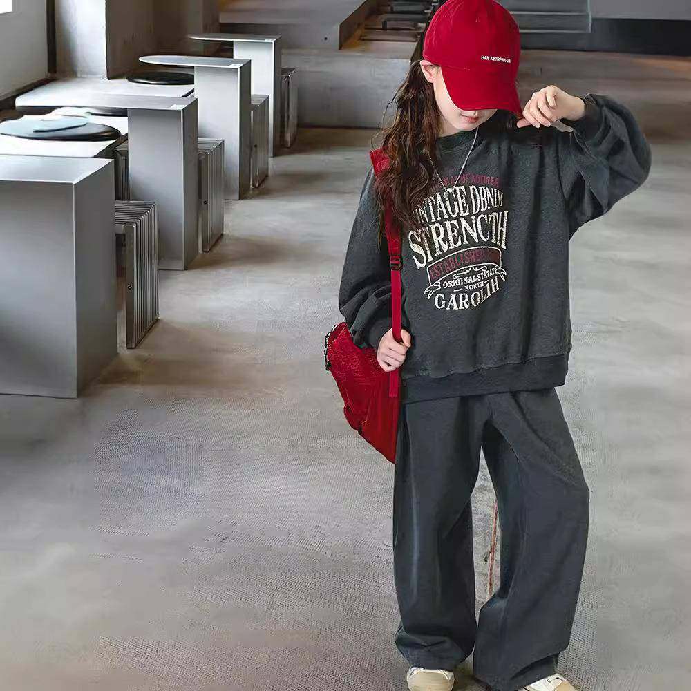 2026新款女童运动套装秋季儿童时髦洋气女大童秋装卫衣休闲两,童装/婴儿装/亲子装,儿童运动套装,淘宝优惠券,粉丝福利购,淘宝优惠卷