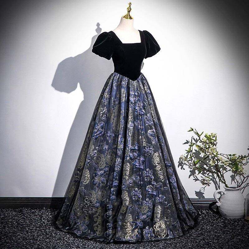 2026新款晚礼服女黑色成人高级感大合唱团演出钢琴声乐艺考主