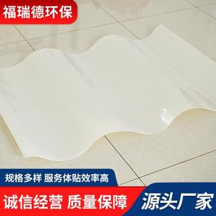 絮凝沉淀池用ABS波纹斜板填料自来水厂沉泥排泥侧向流波形斜板