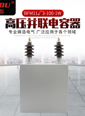 厂家直供BFM11√3-100-1W高低压薄膜补偿滤波成套固定并联电容器
