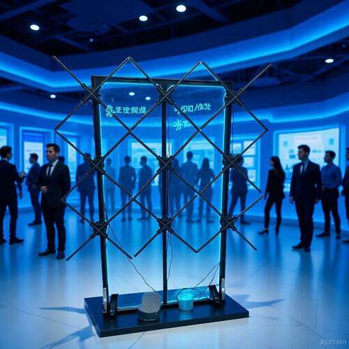 2*22*3裸眼3D全息广告大屏拼接全息投影商场展厅3D风扇led视频墙