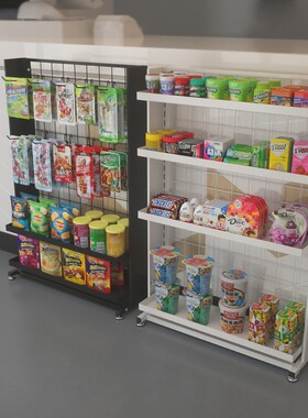 收银吧台前小货架口香糖展示架药店便利店超市零食品小型陈列架子