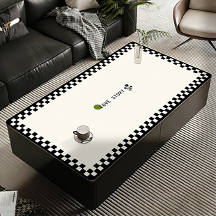 现代风茶几桌垫防水防油轻奢高级感桌面垫2025年新款客厅茶几桌布