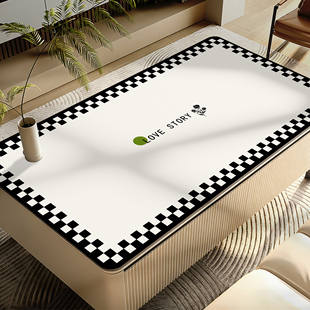 2026年新款茶几垫防水防油防烫保护垫子轻奢高级感隔热餐桌保护膜