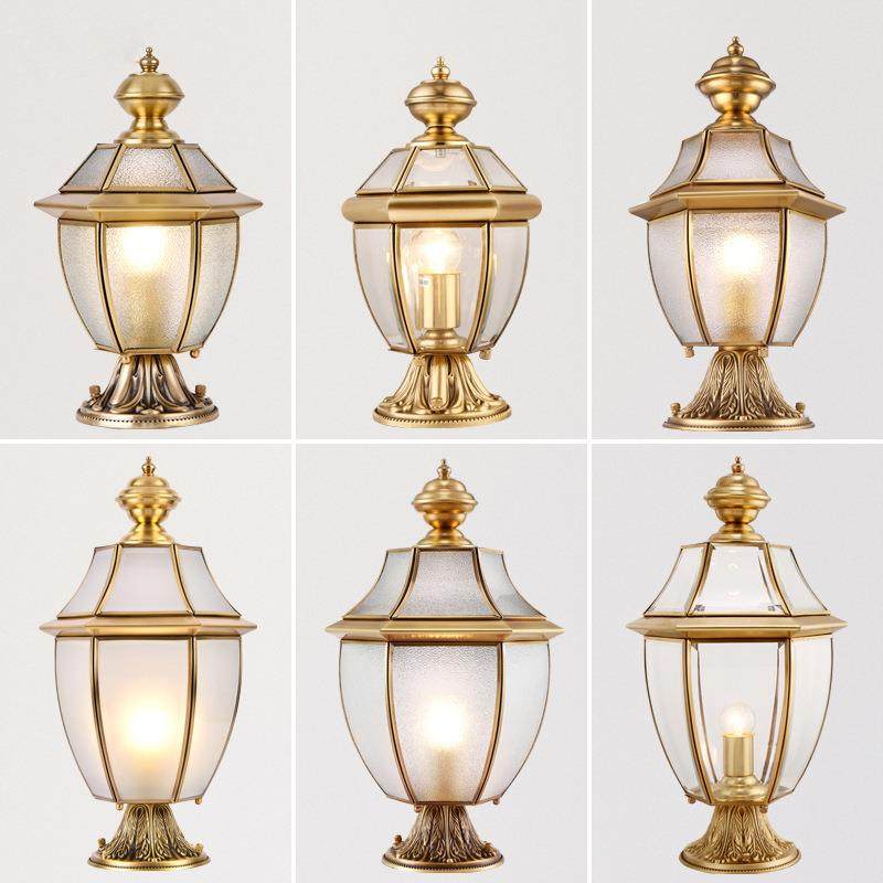 室外庭院灯全铜院墙围墙灯柱头灯欧式门柱景观花园草坪防水户外灯,鲜花速递/花卉仿真/绿植园艺,割草机/草坪机,淘宝优惠券,粉丝福利购,淘宝优惠卷