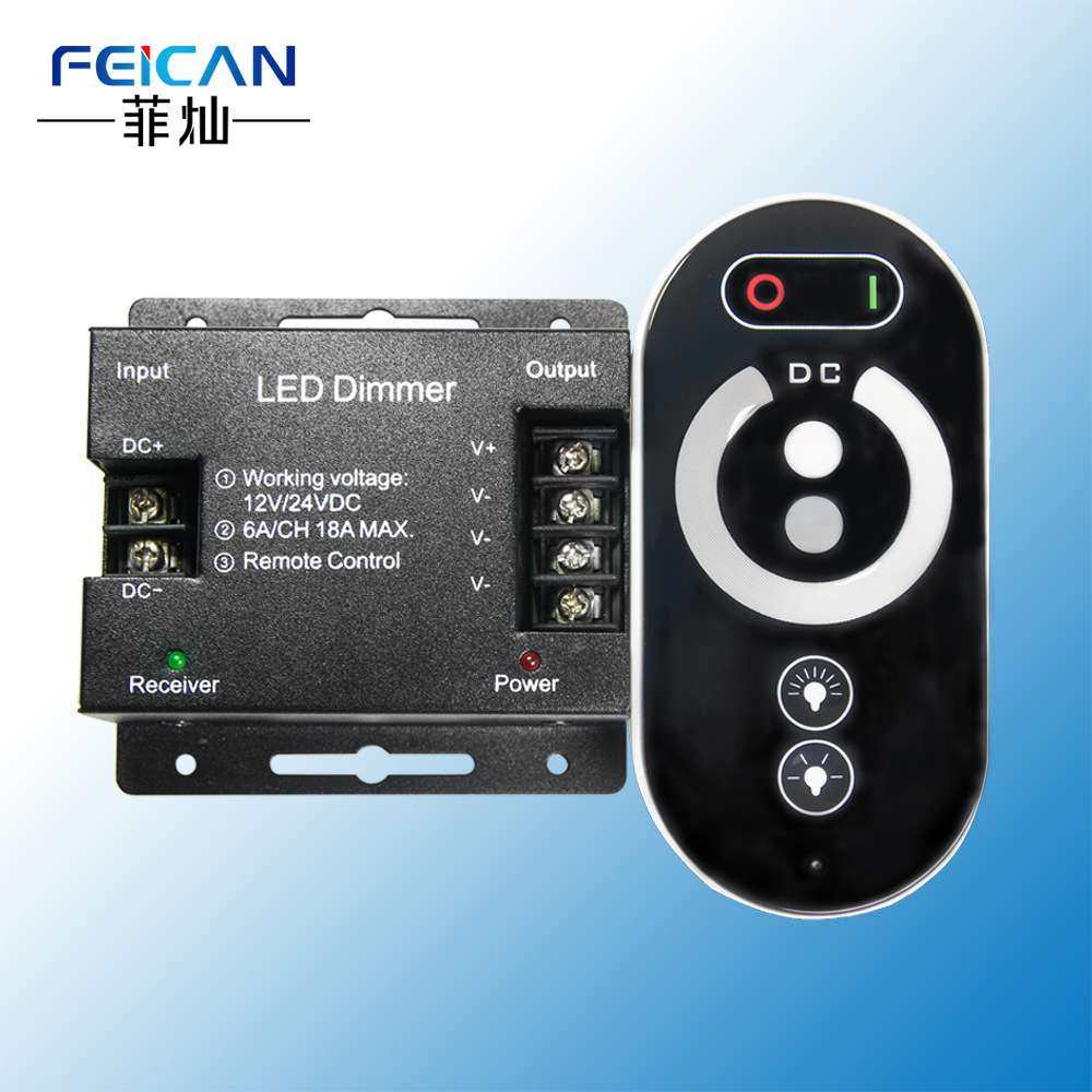 12V 24V LED全触摸调光控制器 射频RF铁壳客厅单色明暗控制器,3C数码配件,其它配件,淘宝优惠券,粉丝福利购,淘宝优惠卷