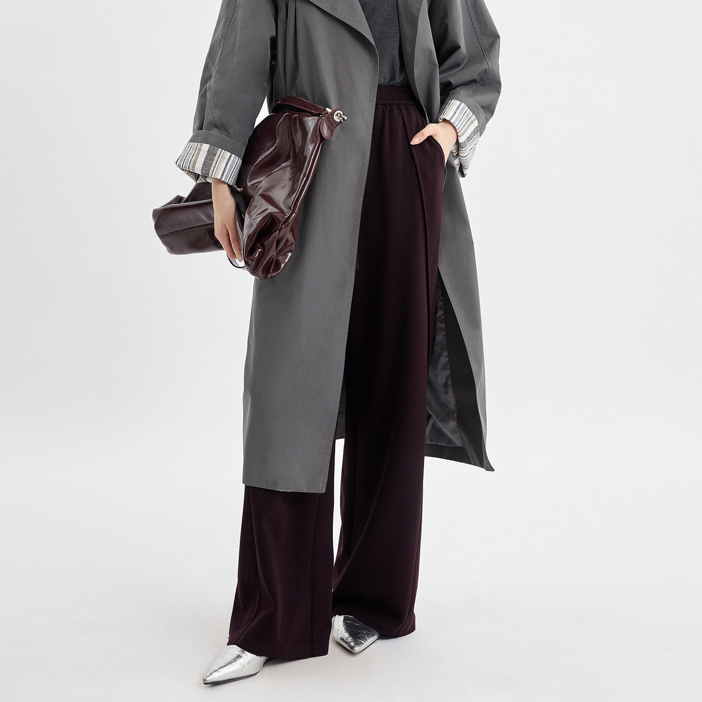 芭依璐2026春季新款百搭垂感宽松慵懒风百搭休闲裤直筒阔腿长裤女,女装/女士精品,休闲裤,淘宝优惠券,粉丝福利购,淘宝优惠卷