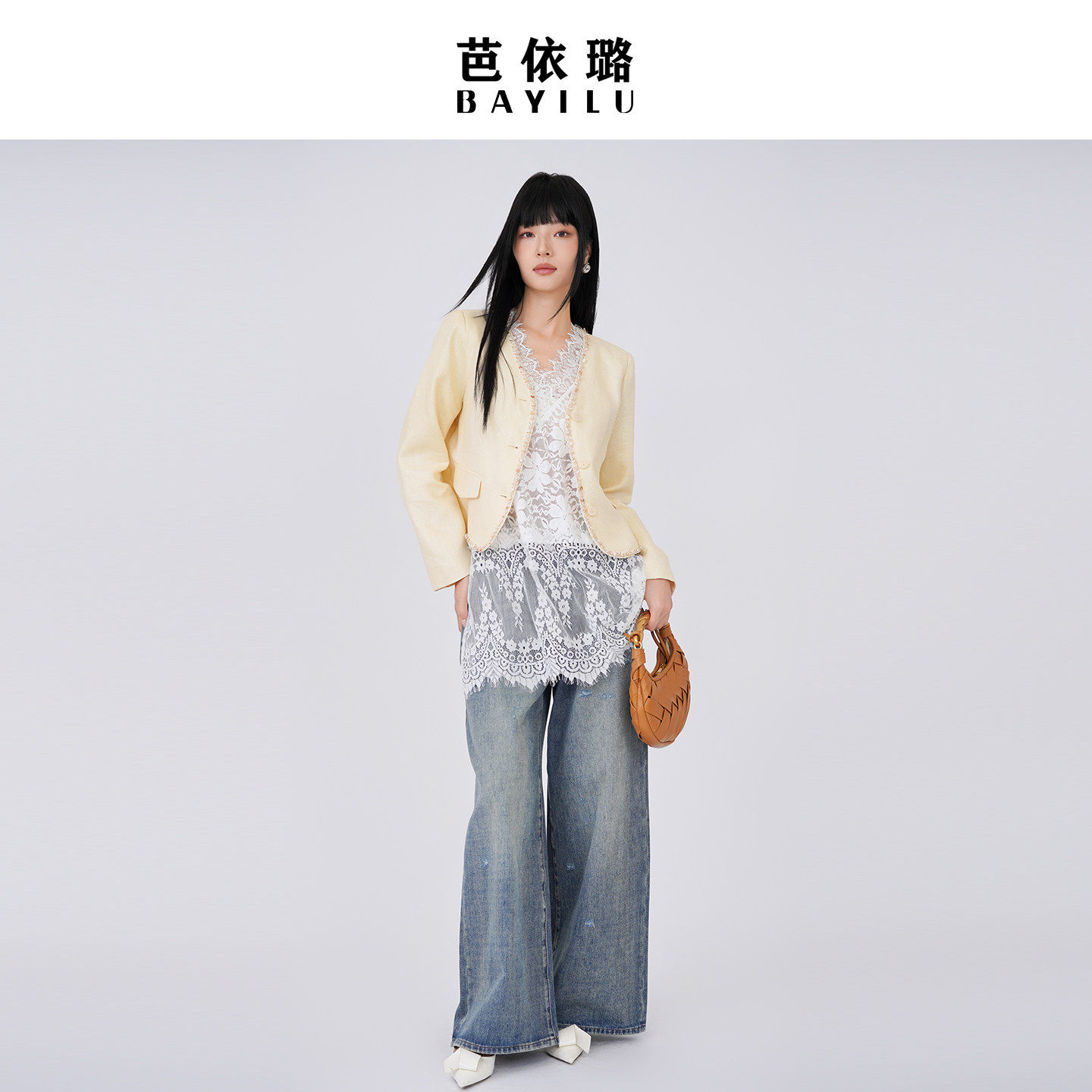 芭依璐新款设计感西秋外套女2025春秋V领单排扣休闲百搭短款时尚,女装/女士精品,短外套,淘宝优惠券,粉丝福利购,淘宝优惠卷