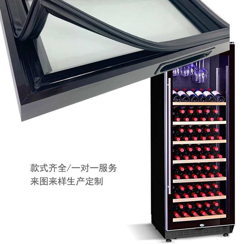 环保展示柜门丝印玻璃门工艺推拉门中空玻璃门