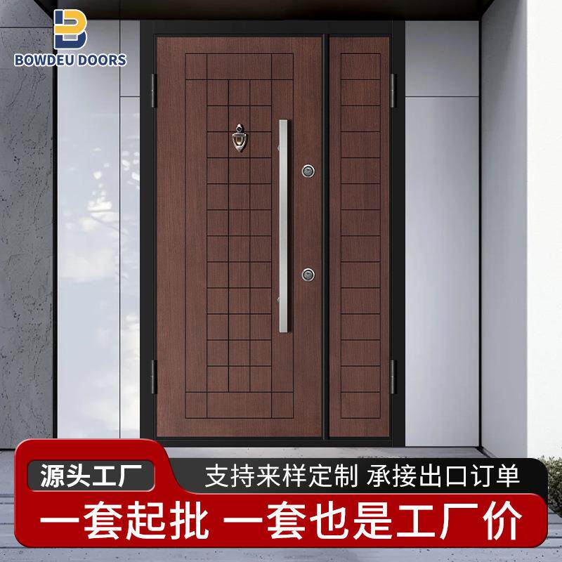 防爆全铝铸铝门家用别墅入户门铝合金进户门自建房隔音防水装甲门