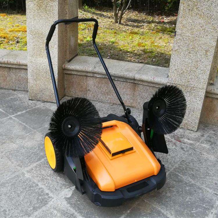 两侧边刷可调节市政马路清扫车 农贸市场扫地机 手推车式扫路机