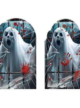 跨境新品Ghost Hologram Mirror 幽灵全息镜新奇白鬼鬼镜万圣节