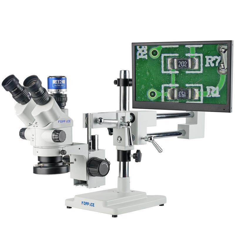 830万像素4K立体显微镜 3.5X-180X连续变倍镜头13.3寸显示器