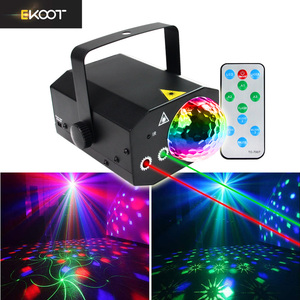 EKOOT 激光水晶魔球灯16图LED舞台灯光KTV酒吧包厢DISCO宅家娱乐