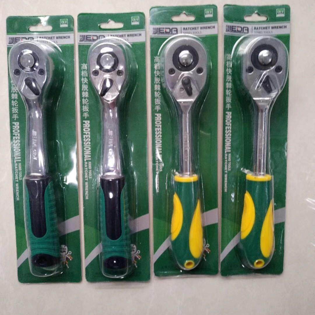 套筒棘轮扳手自动双向快速板手1/2大中小飞五金汽修工具 棘轮扳手