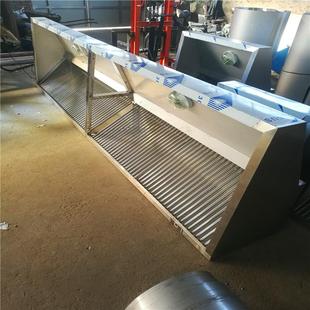 不锈钢烟罩排烟罩 商用厨房吸烟罩抽油烟罩排烟系统 油网烟罩