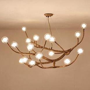 民宿吊灯个性 创意酒店大堂艺术咖啡厅展厅酒店客栈仿真树枝吊灯