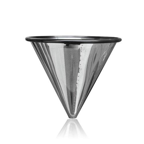 单层细孔密滤咖啡杯套装 咖啡过滤器 304不锈钢咖啡过滤网