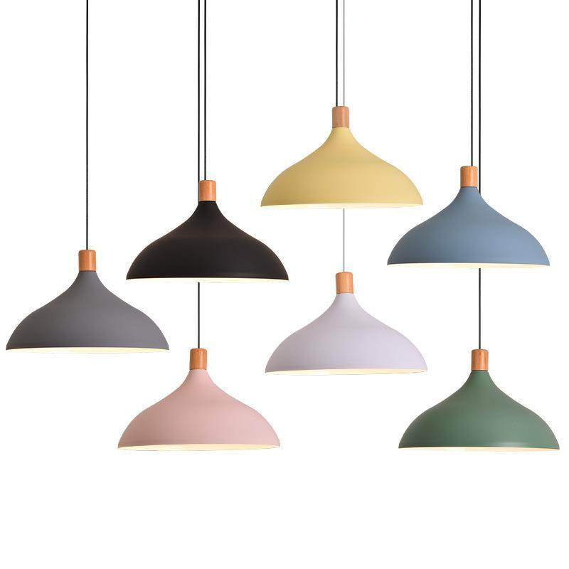 北欧简约创意灯罩客厅餐桌吧台灯单头饭店铺餐厅灯火锅店商用吊灯,家装灯饰光源,智能吊灯,淘宝优惠券,粉丝福利购,淘宝优惠卷