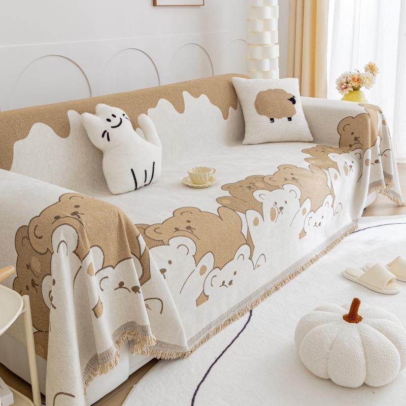 雪尼尔沙发巾全盖布防滑ins风北欧简约高级感四季通用沙发套罩,居家布艺,沙发套,淘宝优惠券,粉丝福利购,淘宝优惠卷