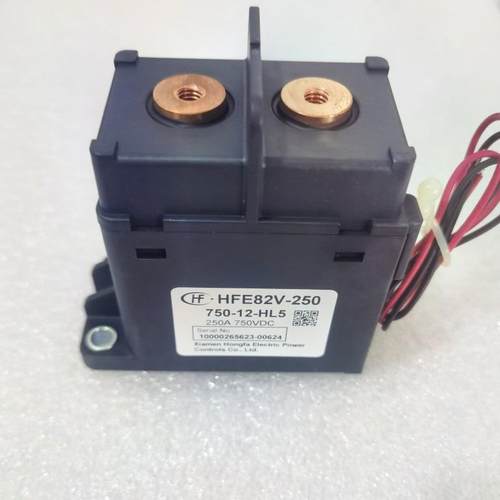 宏发新能源高压直流接触器HFE82V-250 750-12-HL5线圈12V触点250A