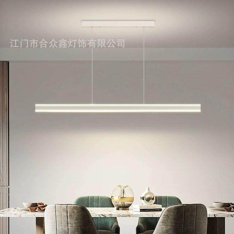 北欧极简餐厅长条吊灯2023新款现代简约创意吧台饭厅灯led餐桌灯,家装灯饰光源,智能吊灯,淘宝优惠券,粉丝福利购,淘宝优惠卷