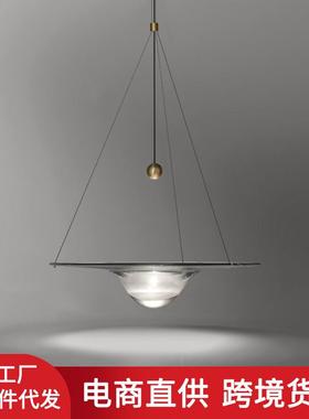 北欧设计师创意水滴吊灯后现代样板房客厅餐厅loft氛围个性小吊灯