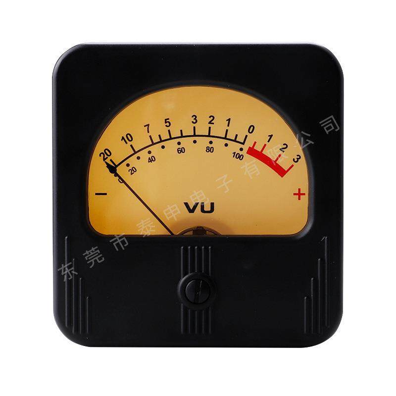 整流型VU电平表带背光台产高精度DB胆机功放表头声压功率表音量表