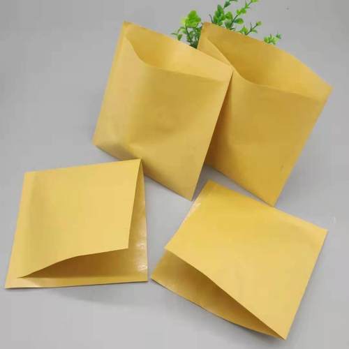 现货 三角牛皮纸袋包子烧饼锅盔袋烧烤煎饼生煎包防油纸袋