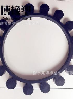 黑色丁腈橡胶耐磨MT梅花垫联轴器弹性垫yox液力耦合器梅花盘制品