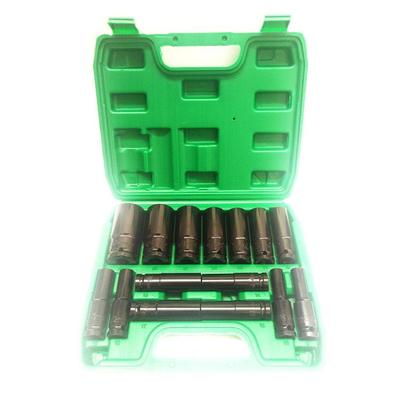 加长套筒15件套1/2电动扳手用78mm长系列六角套筒头轻型
