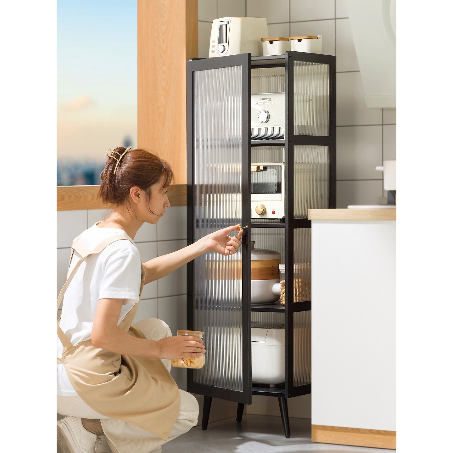 厨房夹缝置物架多功能多层收纳架子碗碟落地调料品家用窄餐边橱柜,厨房/烹饪用具,厨房置物架/置物柜/角架,淘宝优惠券,粉丝福利购,淘宝优惠卷